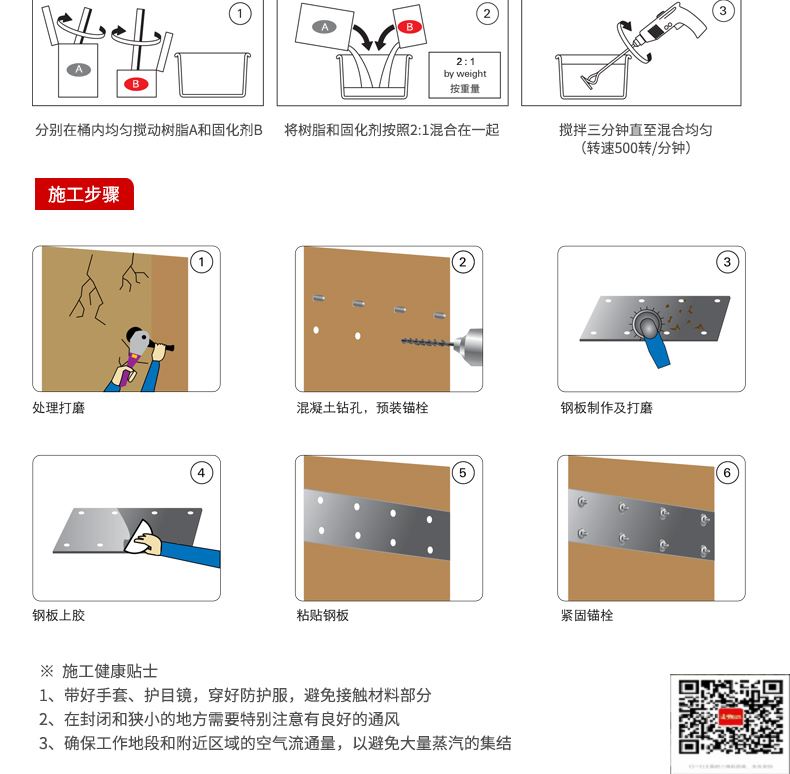 包钢安义粘钢加固施工过程